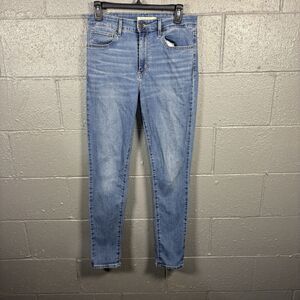 Levi's 721 Jeans Women's 29 High Rise Skinny Stretch Denim Medium Wash
